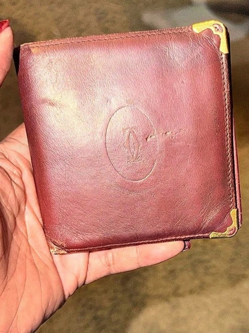Cartier Brown Leather Wallet